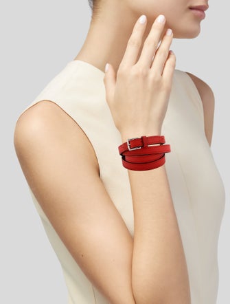 Hermès Leather Mini Etriviere 4 Tour Wrap Bracelet