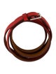 Hermès Leather Mini Etriviere 4 Tour Wrap Bracelet