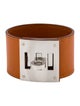 Hermès Leather Kelly Dog Wrap Bracelet