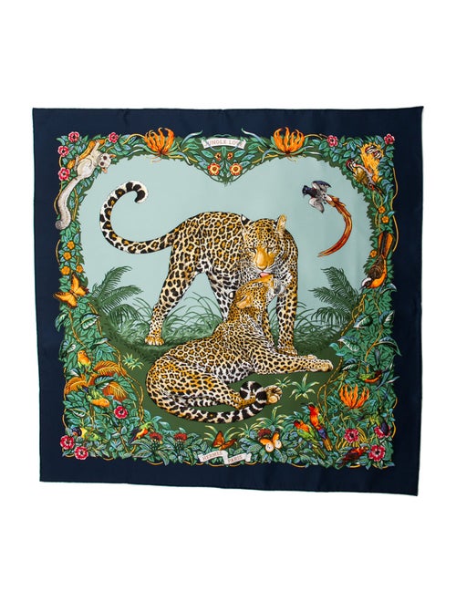 Hermès Jungle Love Silk Scarf