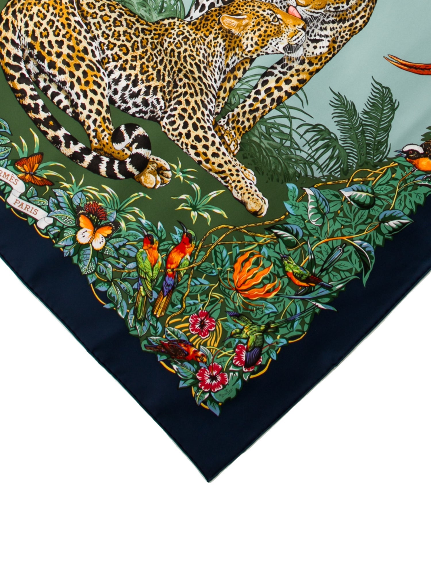 Hermès Jungle Love Silk Scarf