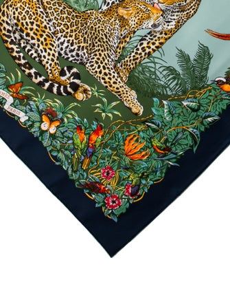 Hermès Jungle Love Silk Scarf