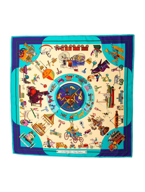 Hermès Les Clefs De Notre Enfance Silk Scarf