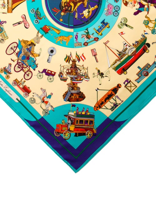 Hermès Les Clefs De Notre Enfance Silk Scarf
