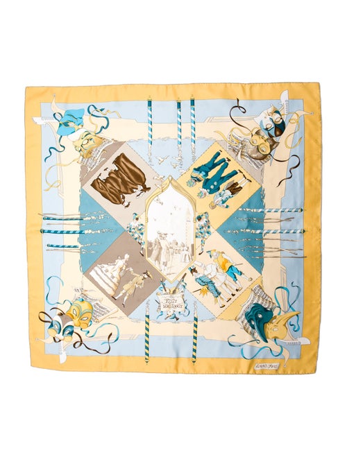 Hermès Fêtes Vénitiennes Silk Scarf