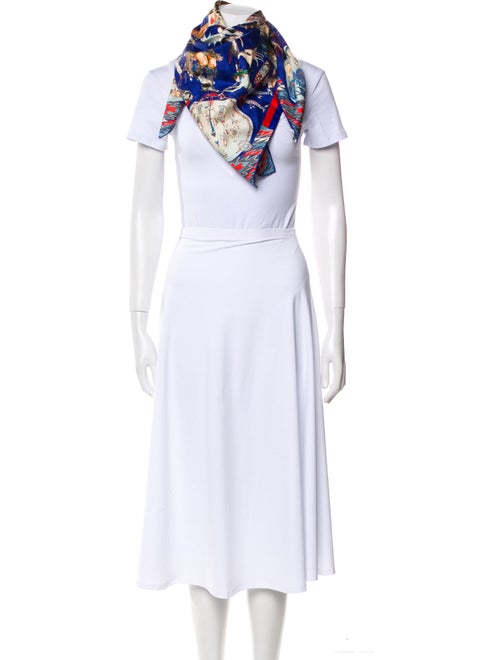 Hermès Les Danses Des Indiens Silk Scarf