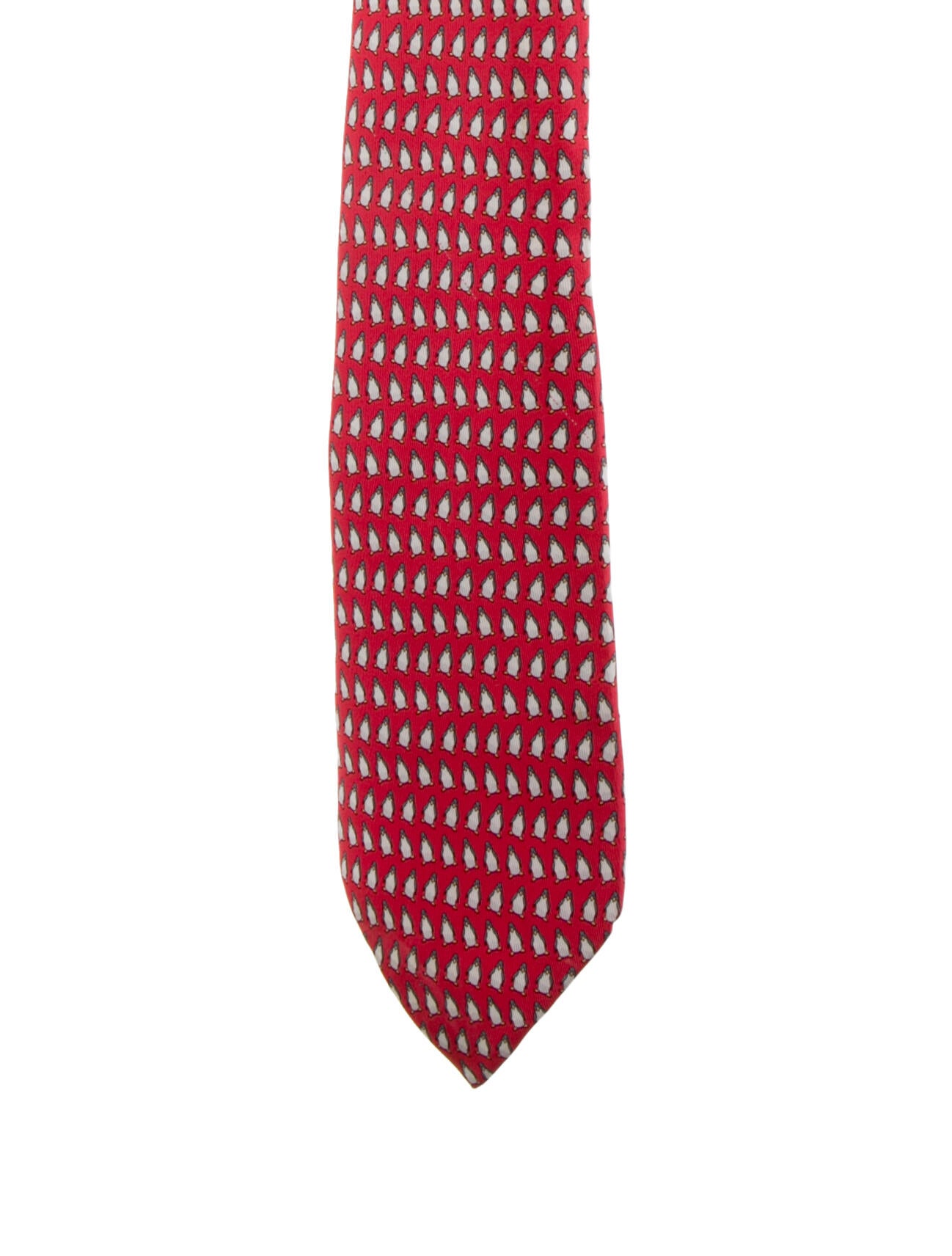 Hermès Hermès Silk Penguin Necktie