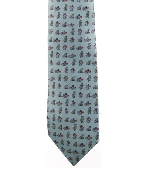 Hermès Patterned Tie