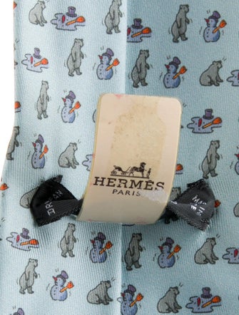 Hermès Patterned Tie