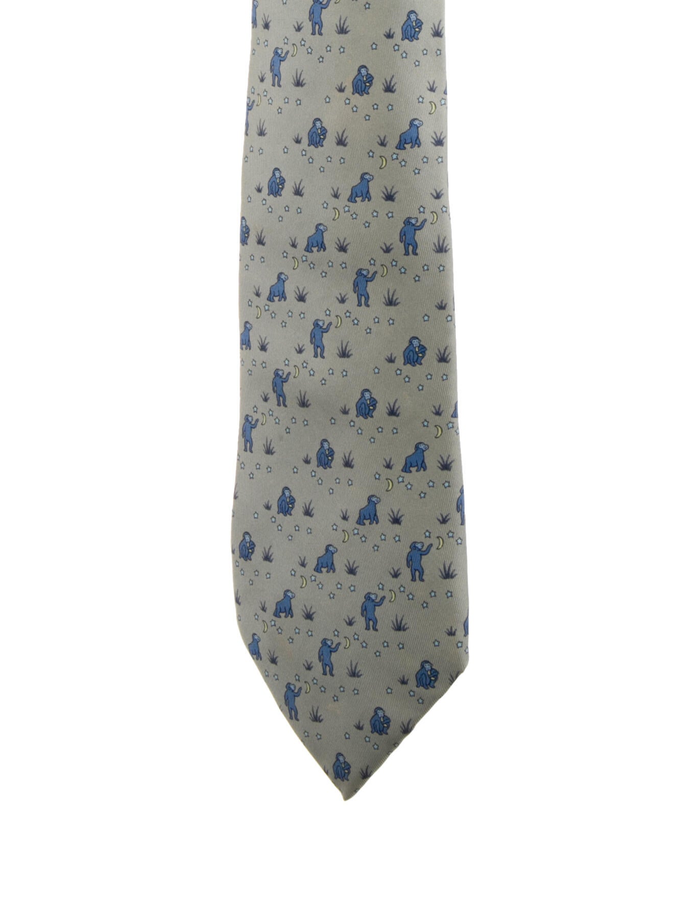 Hermès Patterned Tie