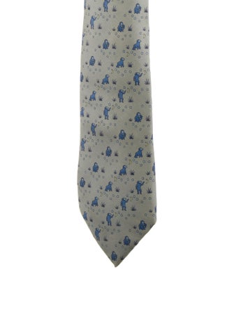 Hermès Patterned Tie
