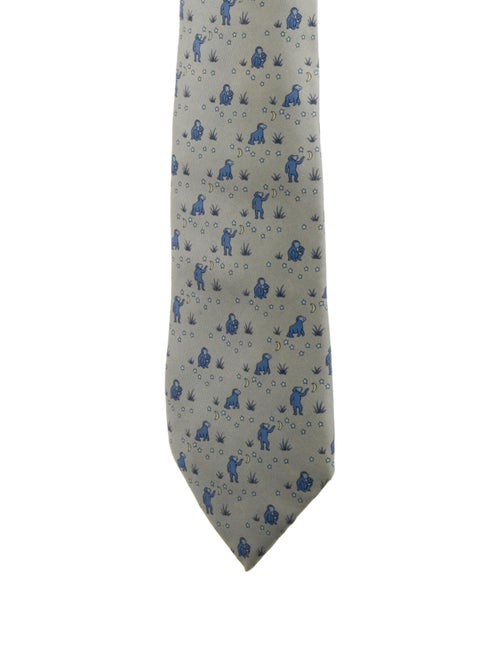 Hermès Patterned Tie