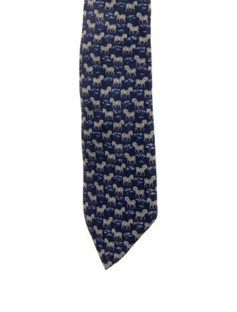 Hermès Patterned Tie