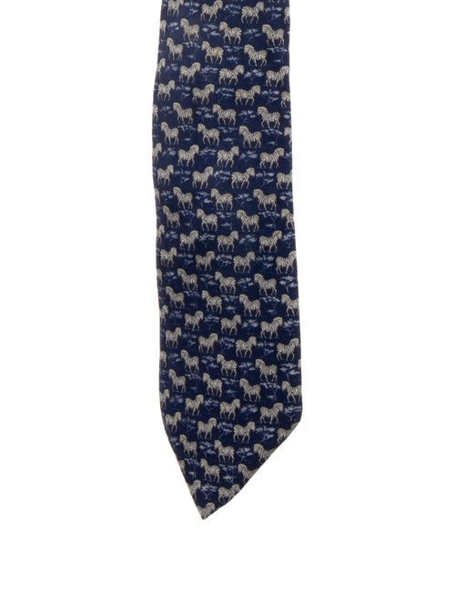 Hermès Patterned Tie