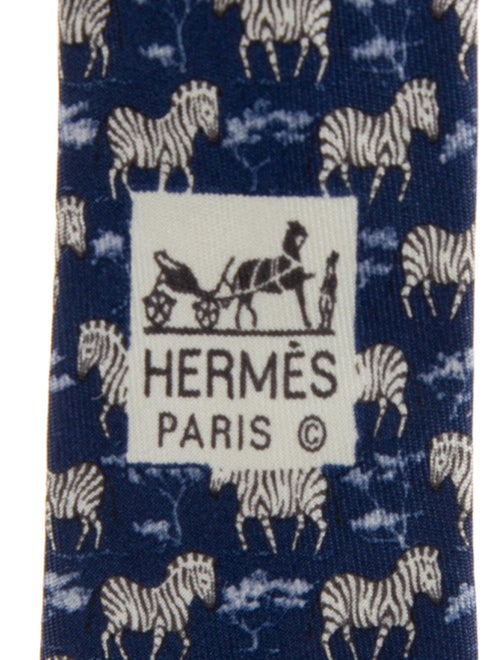 Hermès Patterned Tie