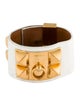 Hermès Leather Collier De Chien Wrap Bracelet