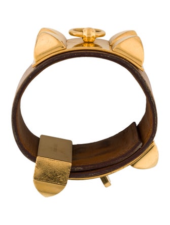Hermès Leather Collier de Chien Wrap Bracelet