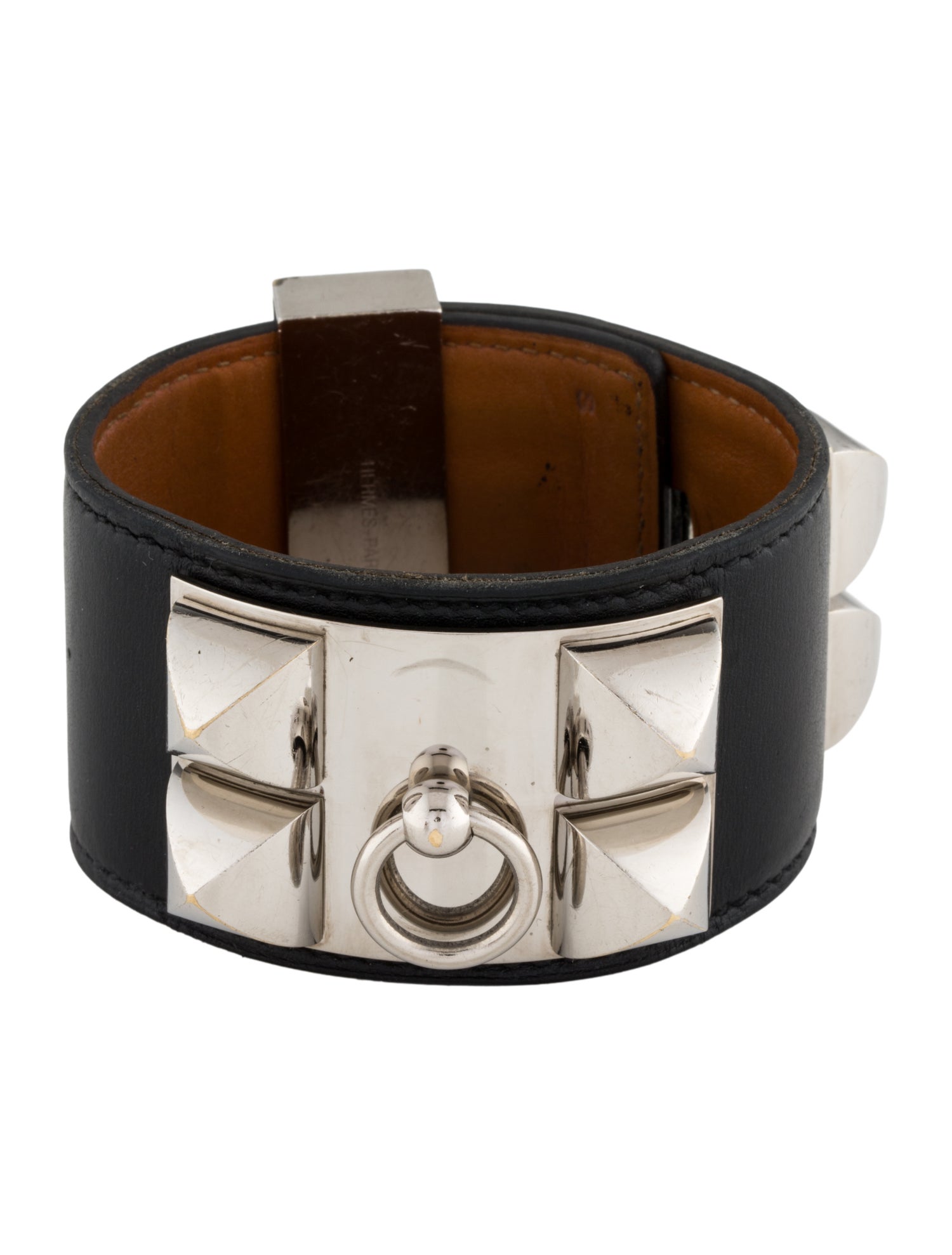 Hermès Leather Collier de Chien Wrap Bracelet
