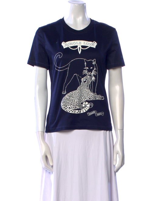 Hermès Graphic Print Crew Neck T-Shirt