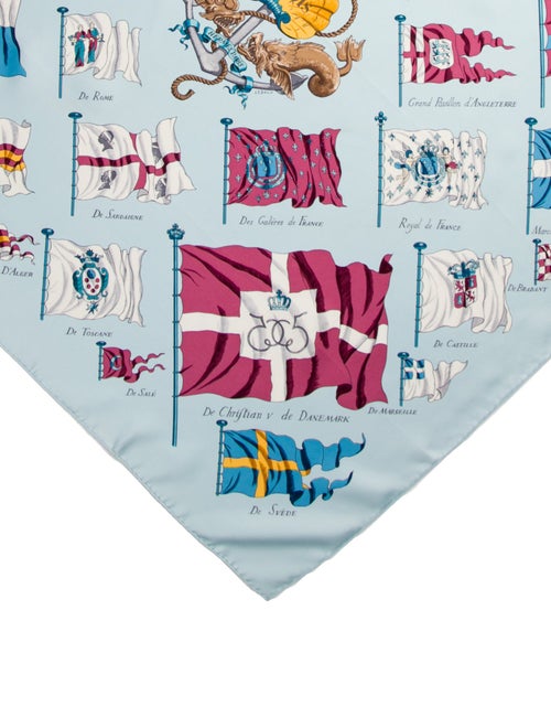 Hermès Pavois Silk Scarf