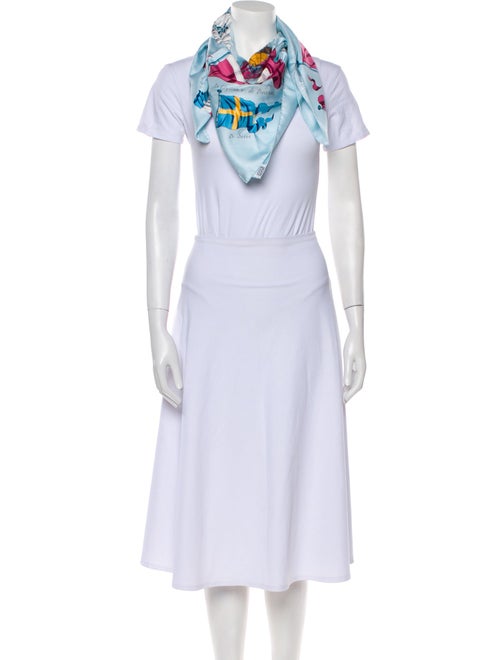 Hermès Pavois Silk Scarf