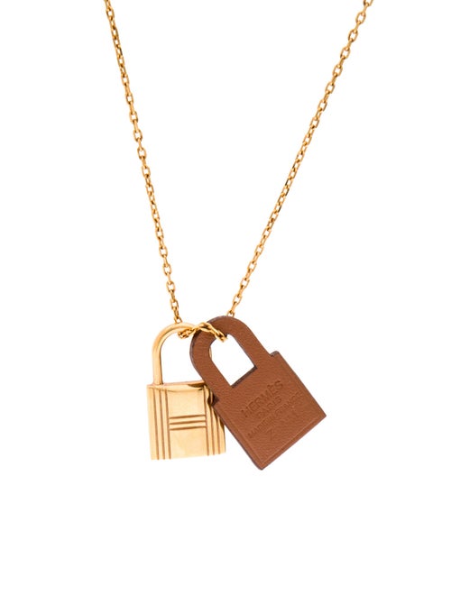 Hermès Leather O'Kelly Pendant Necklace