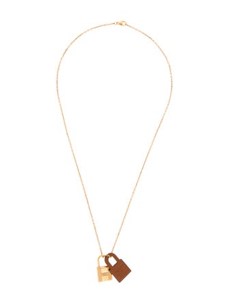 Hermès Leather O'Kelly Pendant Necklace