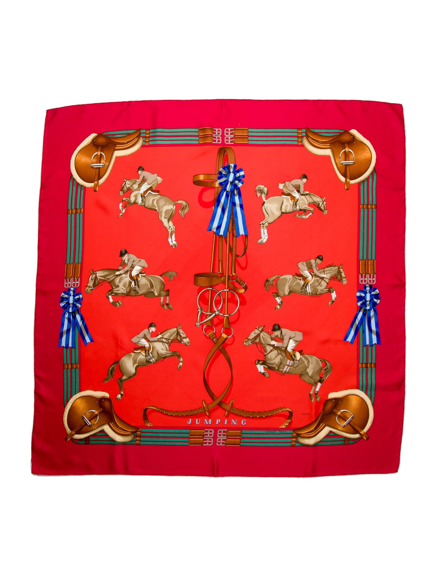 Hermès Jumping Silk Scarf