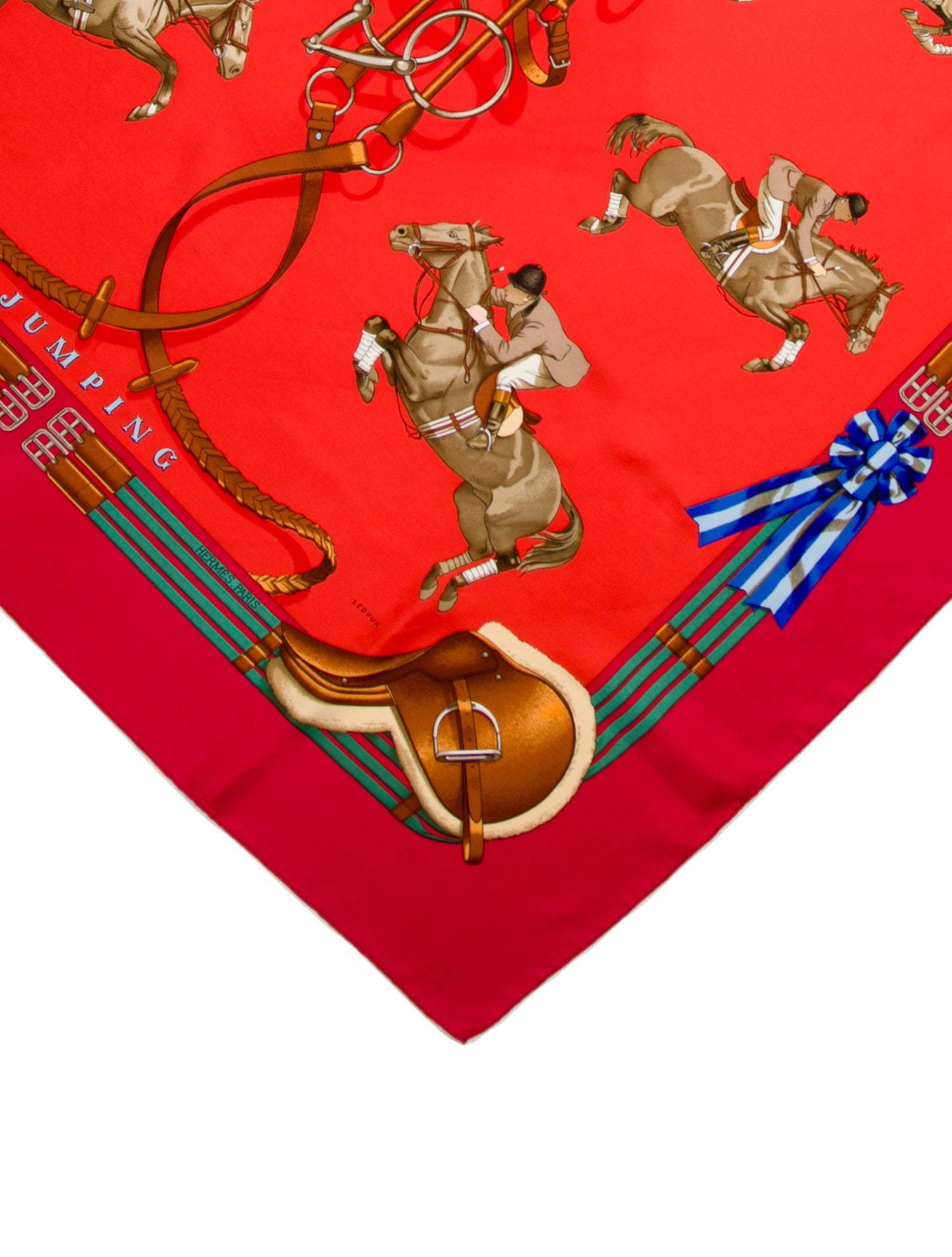 Hermès Jumping Silk Scarf