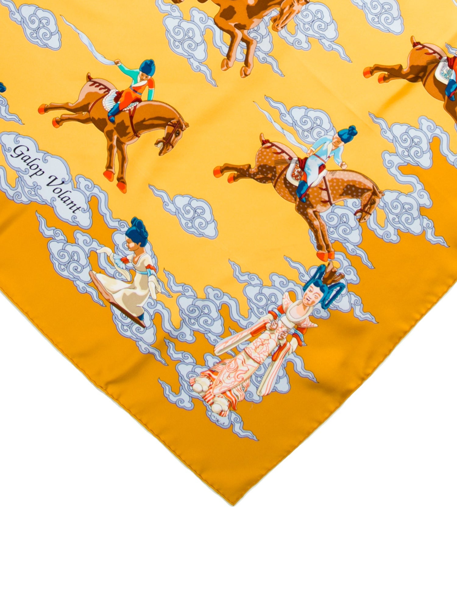 Hermès Galop Volant Silk Scarf