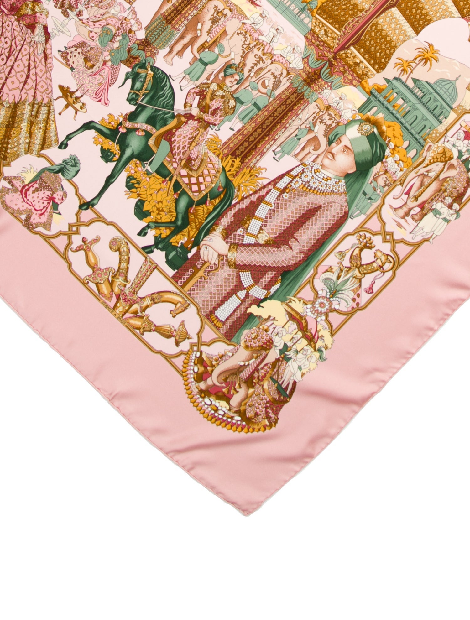 Hermès Splendeur des Maharajas Silk Scarf