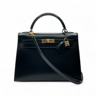 Hermès Box Leather Kelly 32