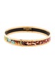 Hermès Narrow Enamel Bangle Bracelet