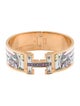 Hermès Clic Clac H w/ Enamel Turnlock Bracelet