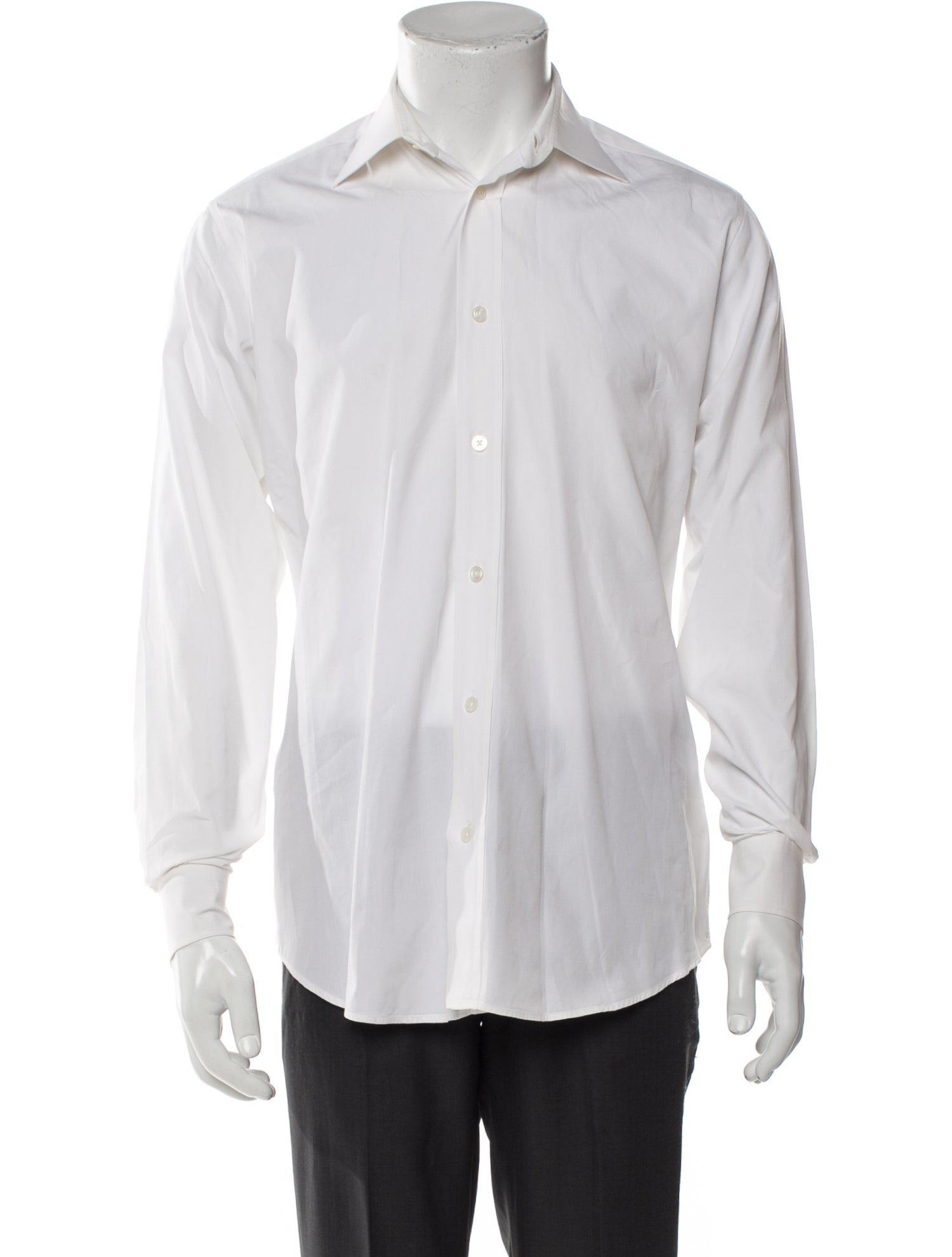 Hermès Long Sleeve Dress Shirt