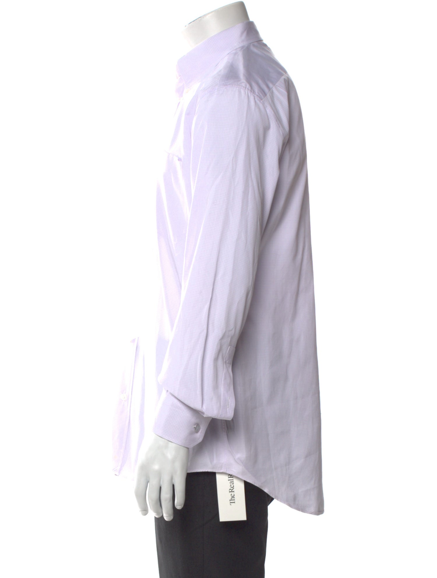 Hermès Striped Long Sleeve Dress Shirt