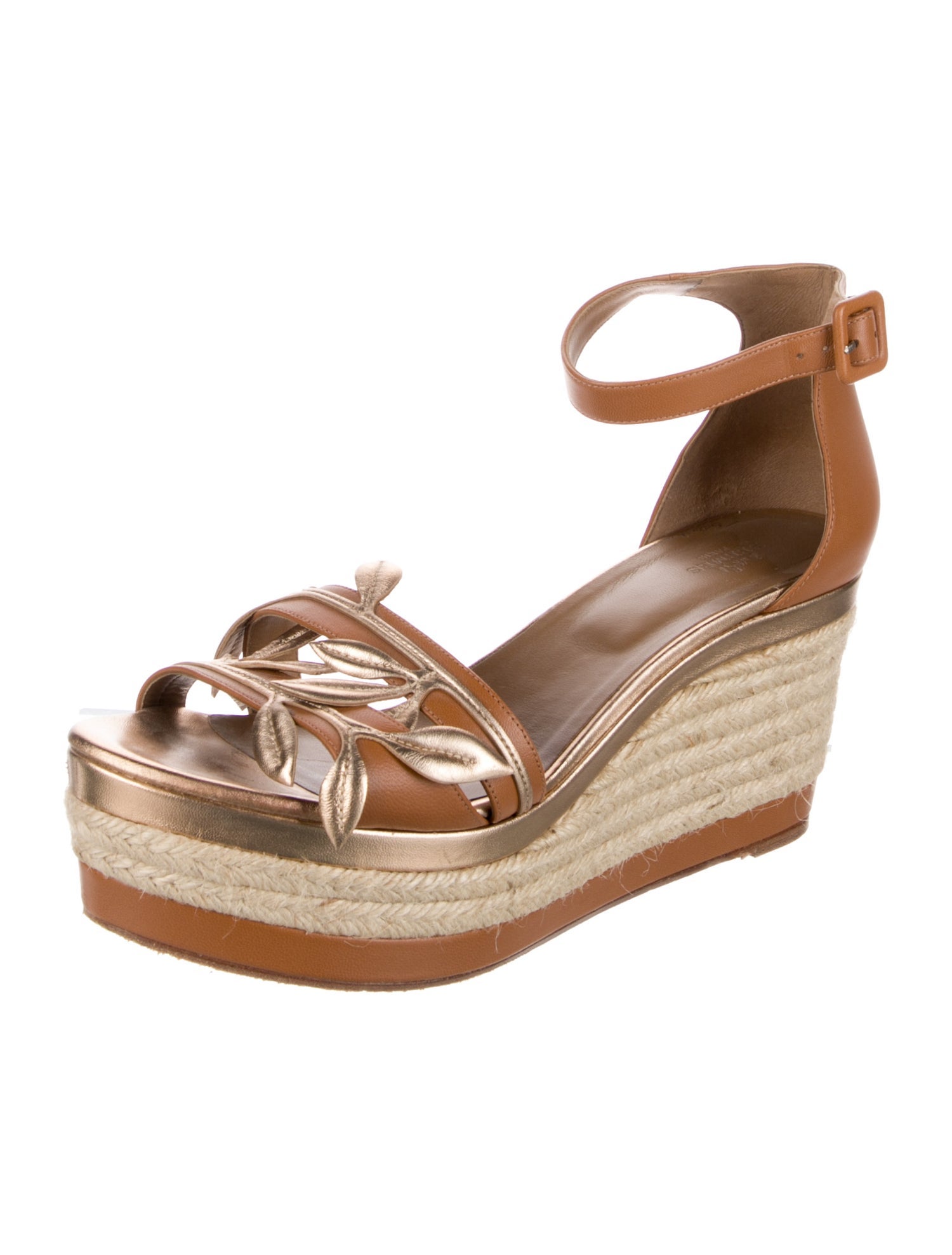 Hermès Mambo Leather Espadrilles