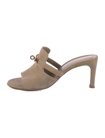 Hermès Sandals Cute Suede Slides IT 38 | 8