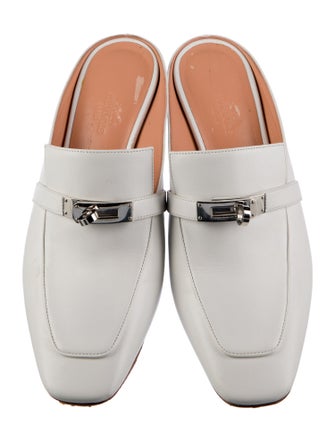 Hermès Blossom H Logo Mules