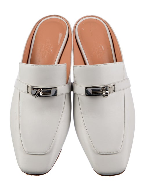 Hermès Blossom H Logo Mules