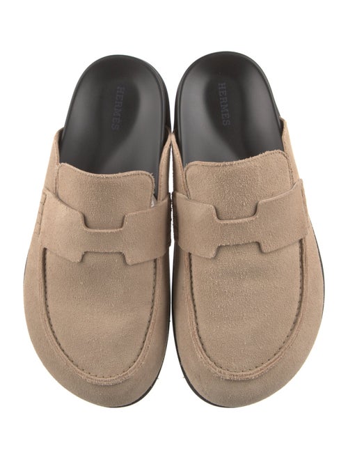 Hermès Go Suede Mules