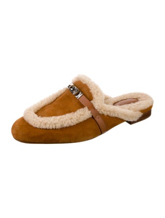 Hermès Oz Suede Mules