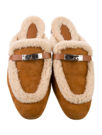 Hermès Oz Suede Mules
