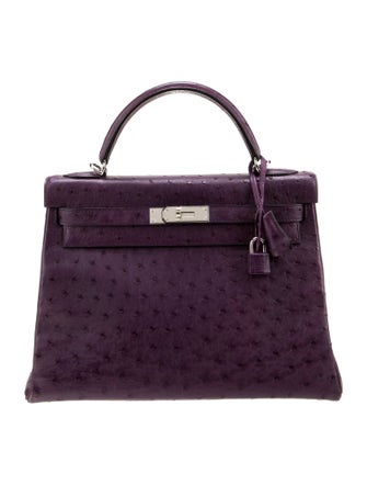 Hermès Ostrich Kelly II Retourne 32