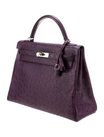 Hermès Ostrich Kelly II Retourne 32