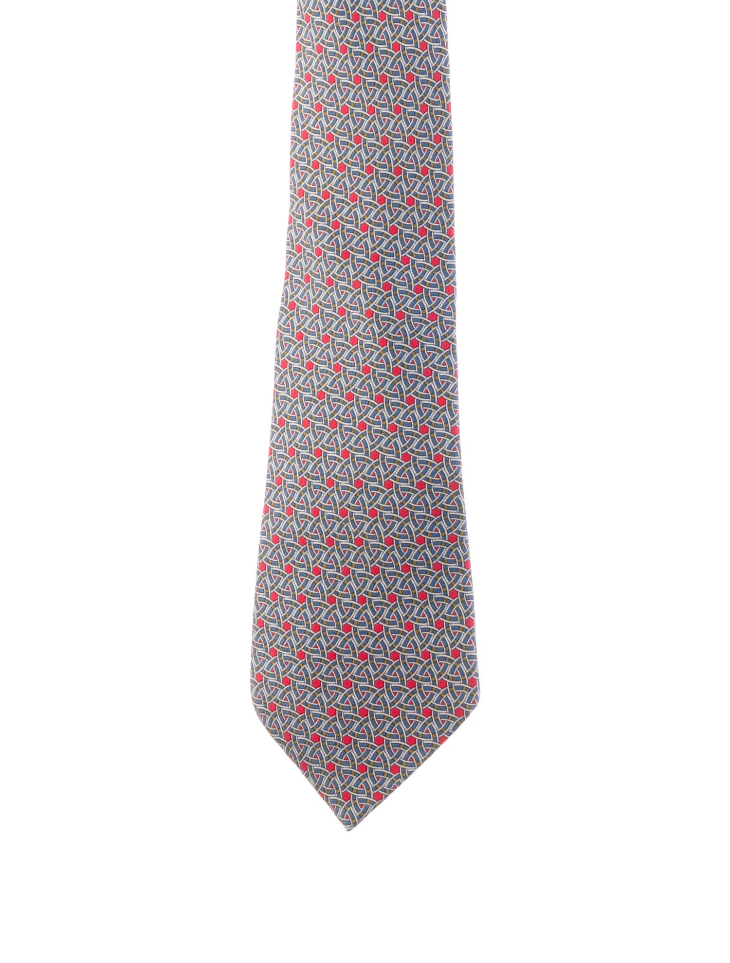 Hermès Pattern Print Tie