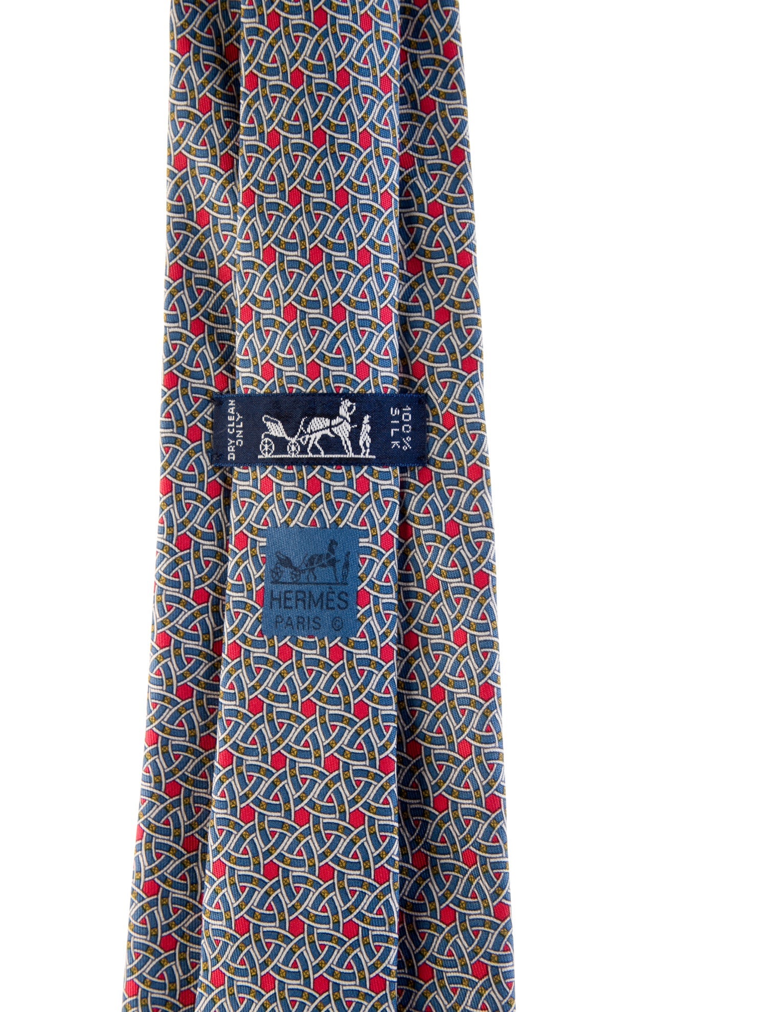 Hermès Pattern Print Tie