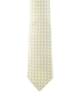 Hermès Pattern Print Tie
