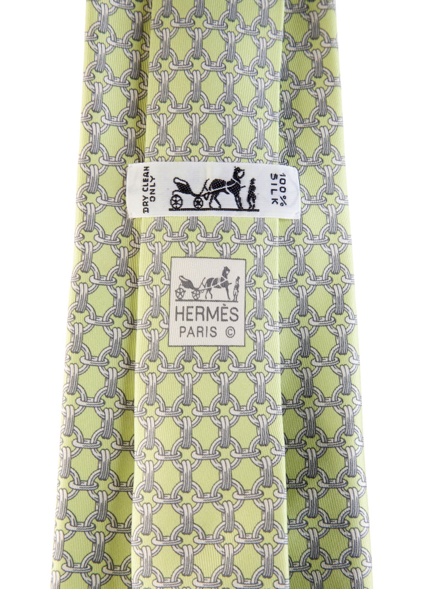 Hermès Pattern Print Tie