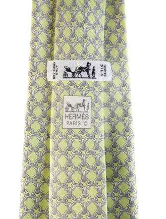 Hermès Pattern Print Tie